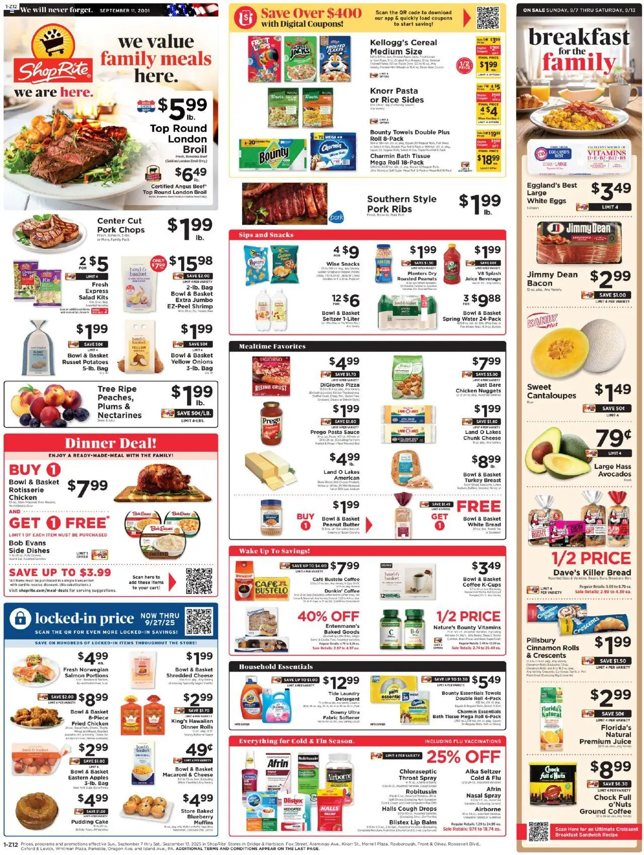 ShopRite Weekly Ad - valid from 07.09.2025 | Page: 2 | Products: Box, Fabric softener, Detergent, Beet