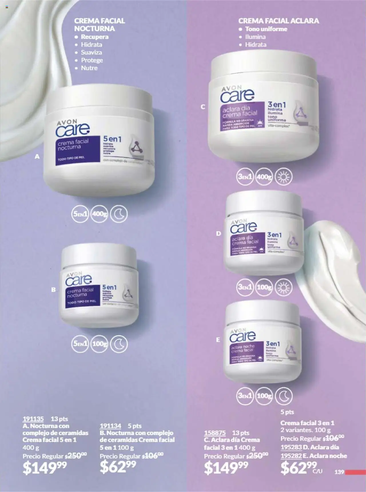 Nuevas ofertas de AVON válidas en toda la República Mexicana desde el 12.09.2025. ¡Encuentra las mejores ofertas en AVON - Campaña 15 2025! | Página: 146 | Productos: Crema