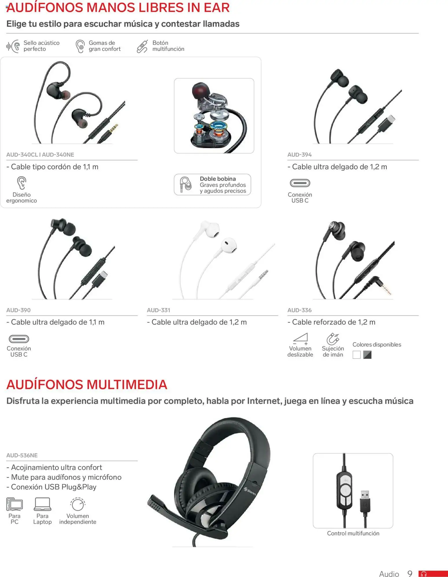 Nuevas ofertas de Steren válidas en toda la República Mexicana desde el 01.01.2026. ¡Encuentra las mejores ofertas en Steren catálogo! | Página: 21 | Productos: Usb, Imán, Audífonos, Cable