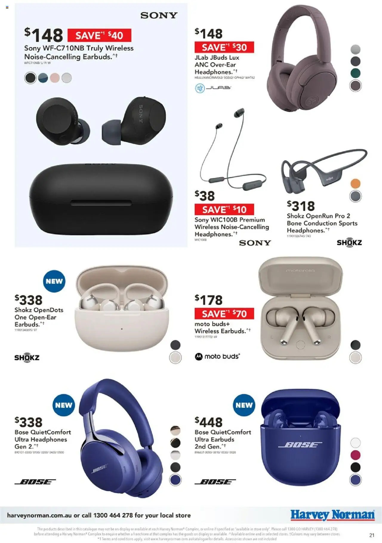 Harvey Norman catalogue - valid from 17.10.2025 | Page: 21 | Products: Accessories, Headphones