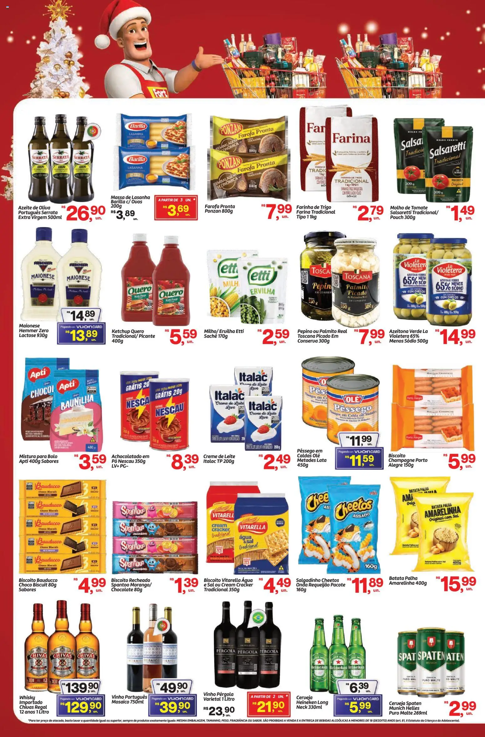 Fort Atacadista Folheto - válido de 22.12.2025 | Página: 2 | Produtos: Nescau, Cerveja, Ketchup, Cream cracker