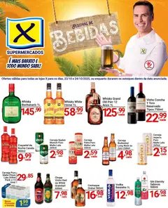 X Supermercados - Ofertas Festival de Bebidas - Pré-Visualização do folheto da loja X Supermercados, válido de 23.10.2025