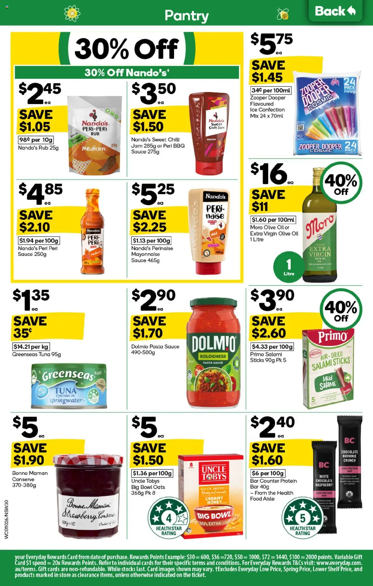 Woolworths catalogue - valid from 01.10.2025 | Page: 28 | Products: Shelf, Chocolate, Olive oil, Raspberry