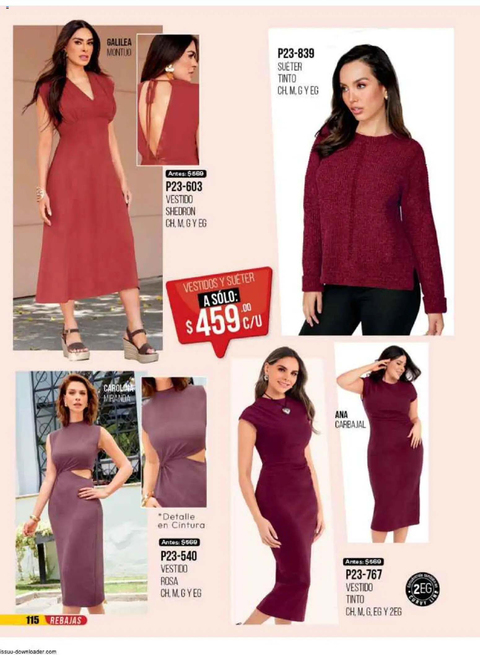 Nuevas ofertas de Cklass válidas en toda la República Mexicana desde el 31.10.2025. ¡Encuentra las mejores ofertas en Cklass catálogo Super Rebajas Ropa! | Página: 118 | Productos: Suéter, Vestido