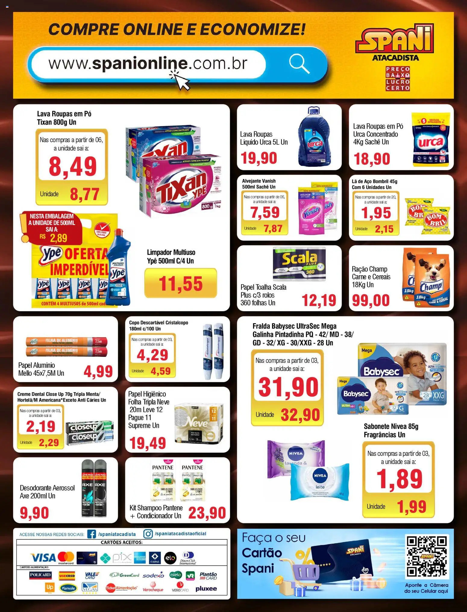 Spani Atacadista Folheto - válido de 24.03.2026 | Página: 4 | Produtos: Perfume, Faca, Cereais, Câmera