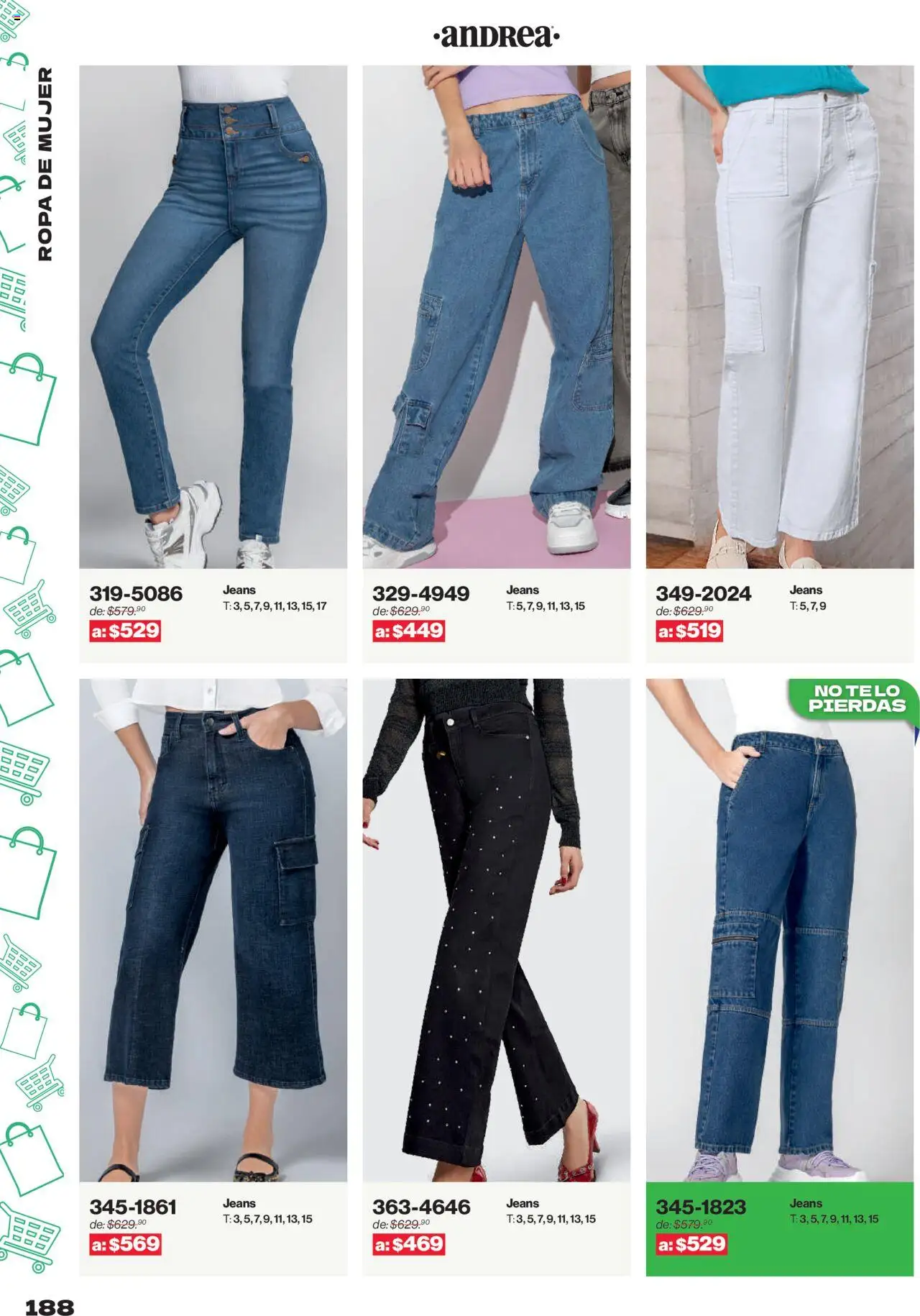 Nuevas ofertas de Andrea válidas en toda la República Mexicana desde el 10.08.2025. ¡Encuentra las mejores ofertas en Andrea - Catálogo Outlet! | Página: 188 | Productos: Ropa