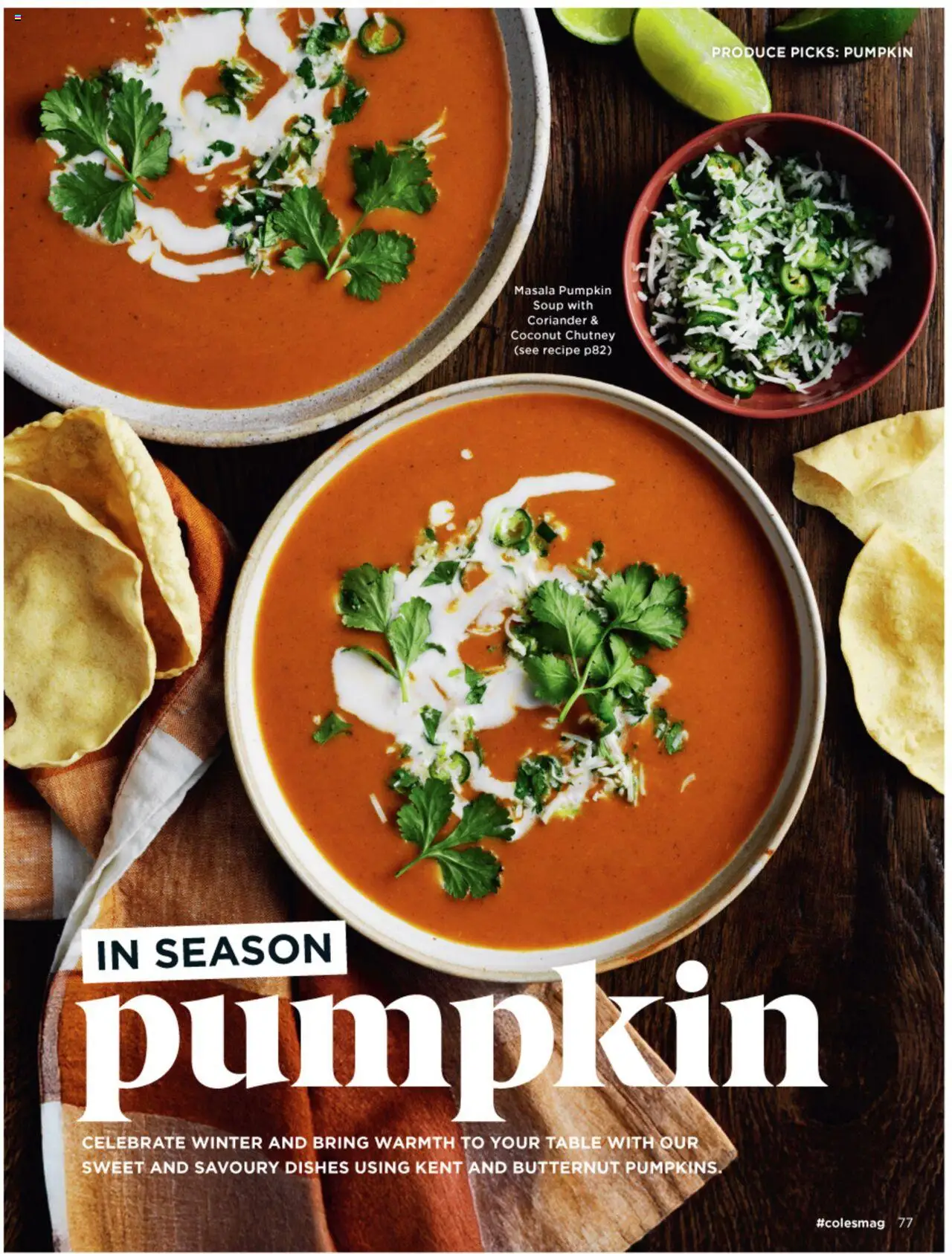 Coles catalogue - valid from 03.07.2025 | Page: 77 | Products: Table, Soup, Pumpkin