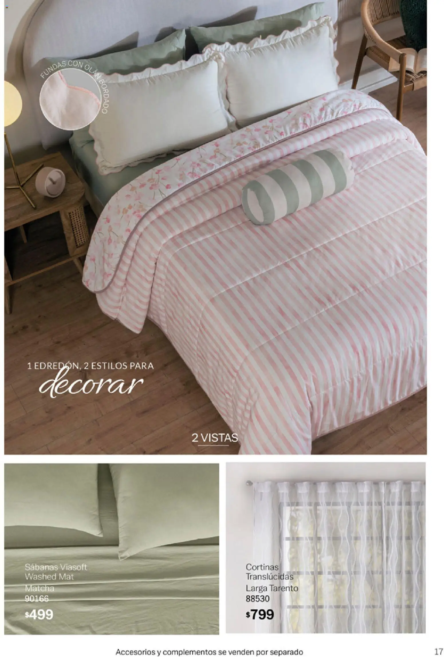 Nuevas ofertas de Vianney válidas en toda la República Mexicana desde el 06.03.2026. ¡Encuentra las mejores ofertas en Vianney catálogo Tu hogar, nuestra pasión! | Página: 19 | Productos: Sabanas, Cortinas