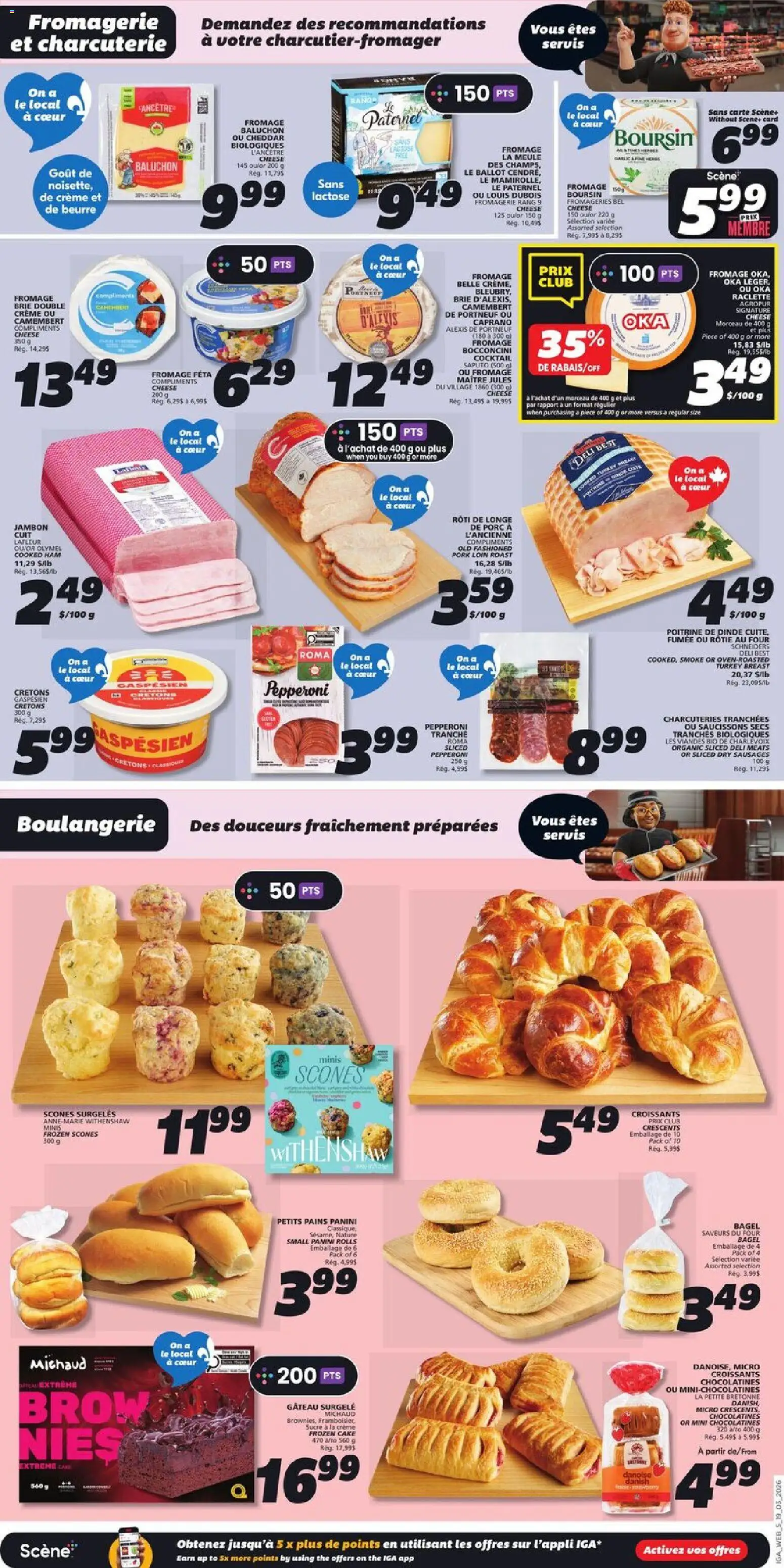 IGA flyer valid from 19.03.2026 | Page: 7 | Products: Turkey, Cheese, Ham, Pork