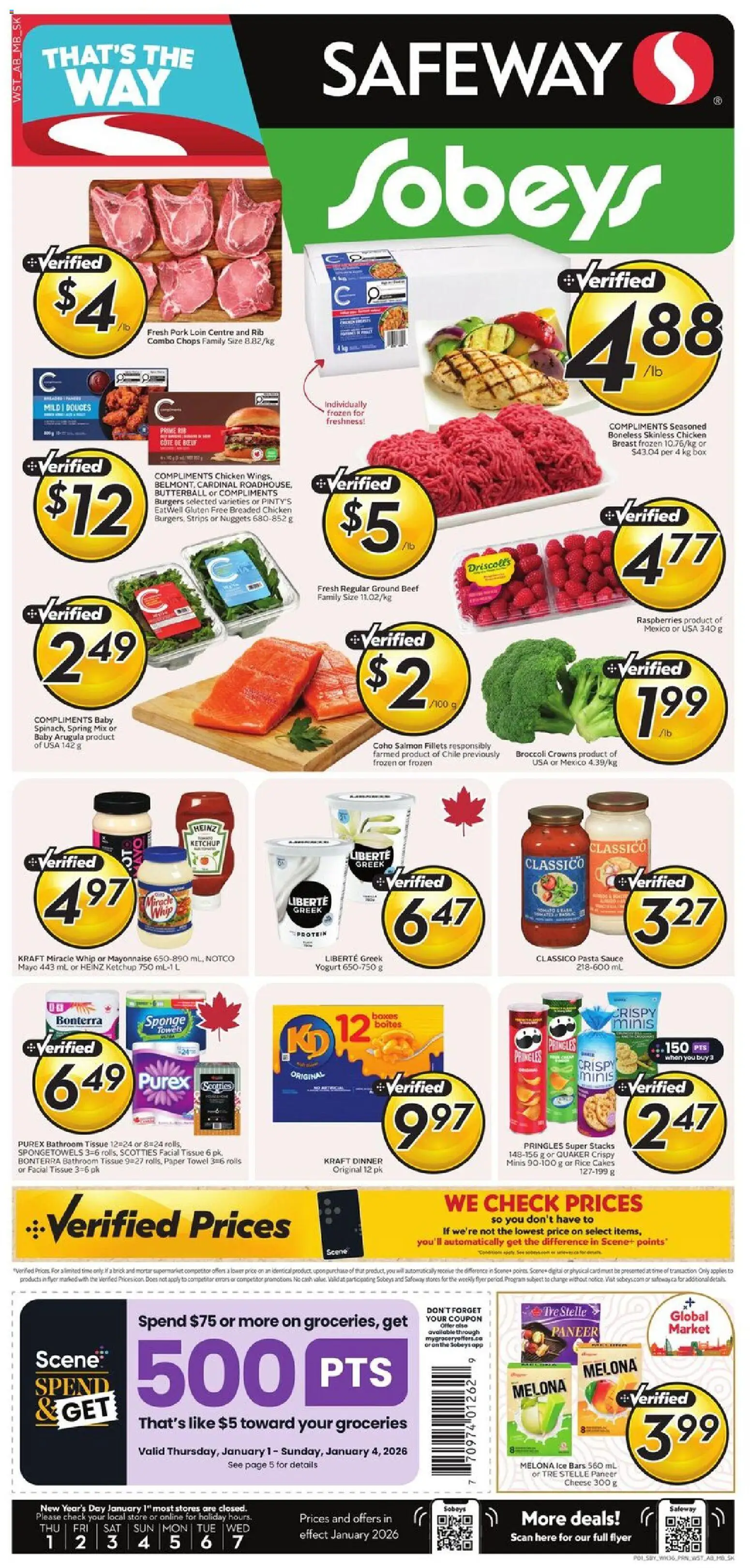 Safeway flyer valid from 01.01.2026 | Page: 1