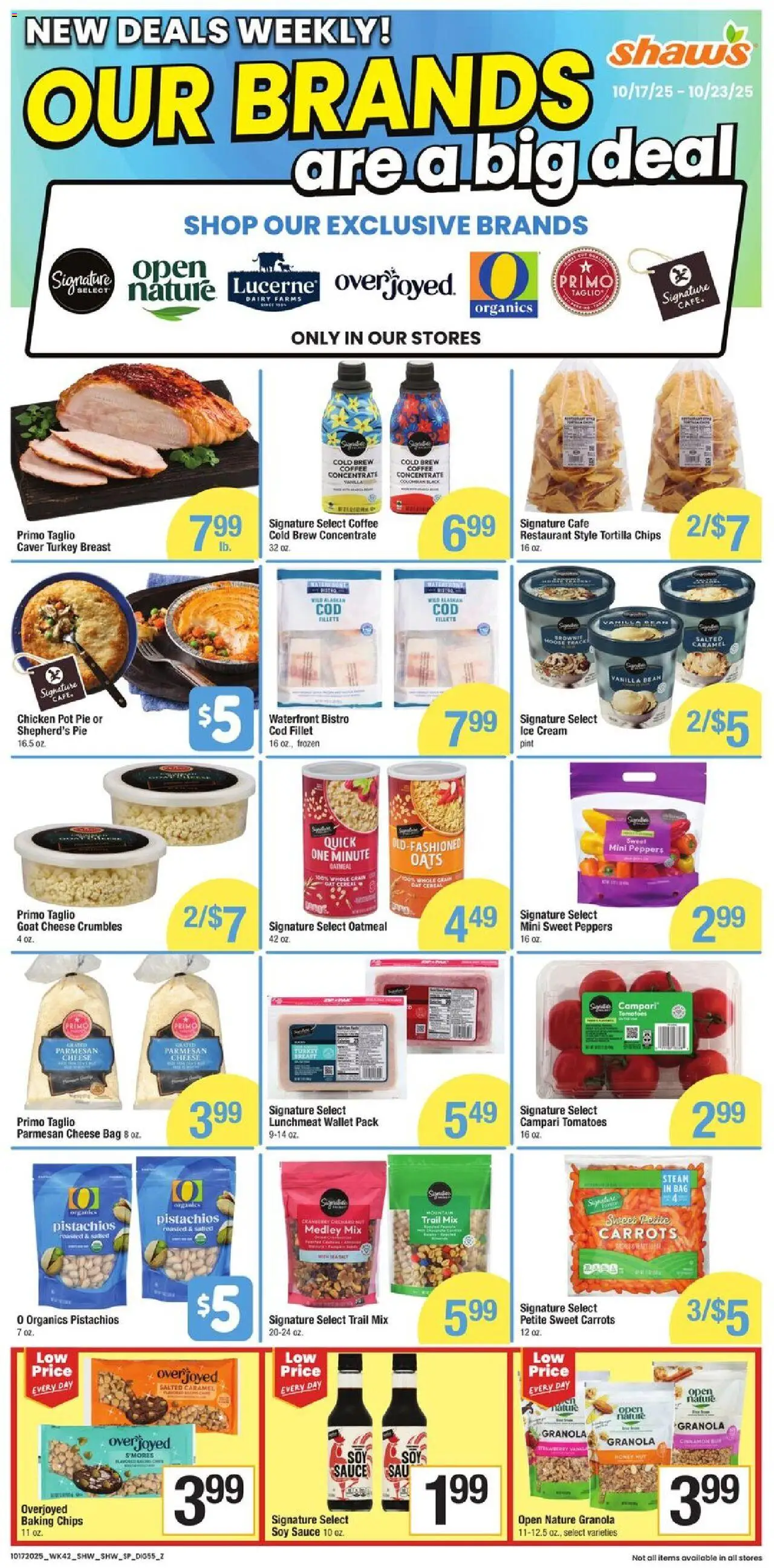 Shaw's Weekly Ad - NH - valid from 17.10.2025 | Page: 7 | Products: Chips, Ice cream, Wallet, 2人掛けソファ