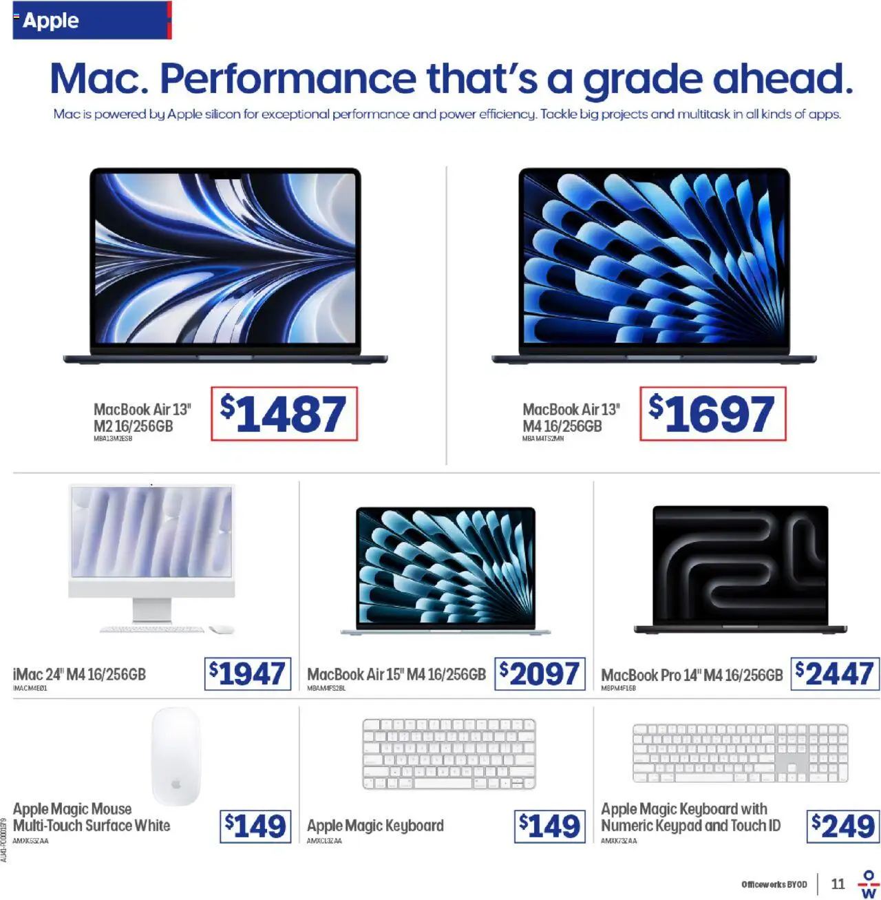 Officeworks catalogue - valid from 01.10.2025 | Page: 11 | Products: Mouse, Keyboard