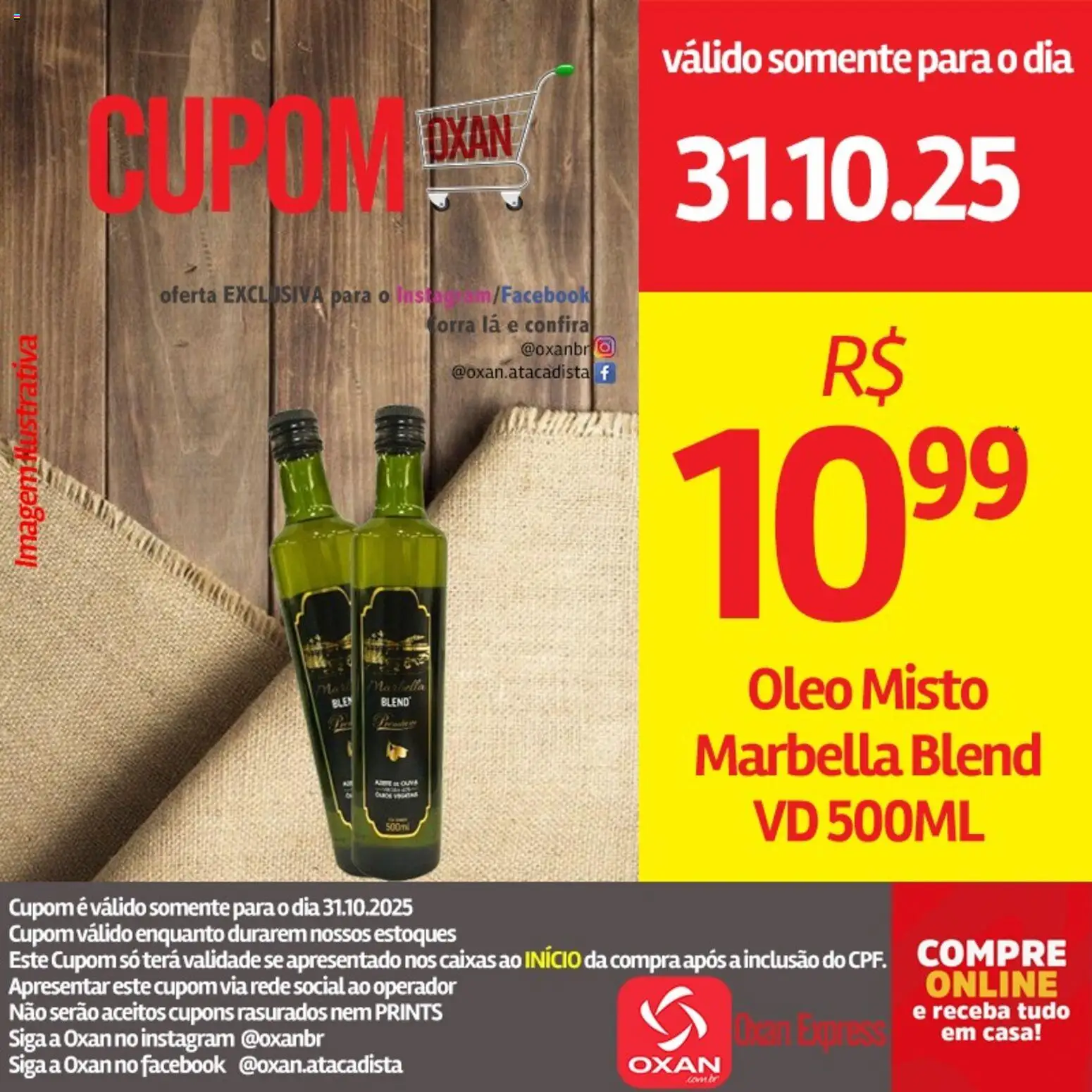 Oxan Atacadista Folheto - válido de 31.10.2025 | Página: 10 | Produtos: Óleo