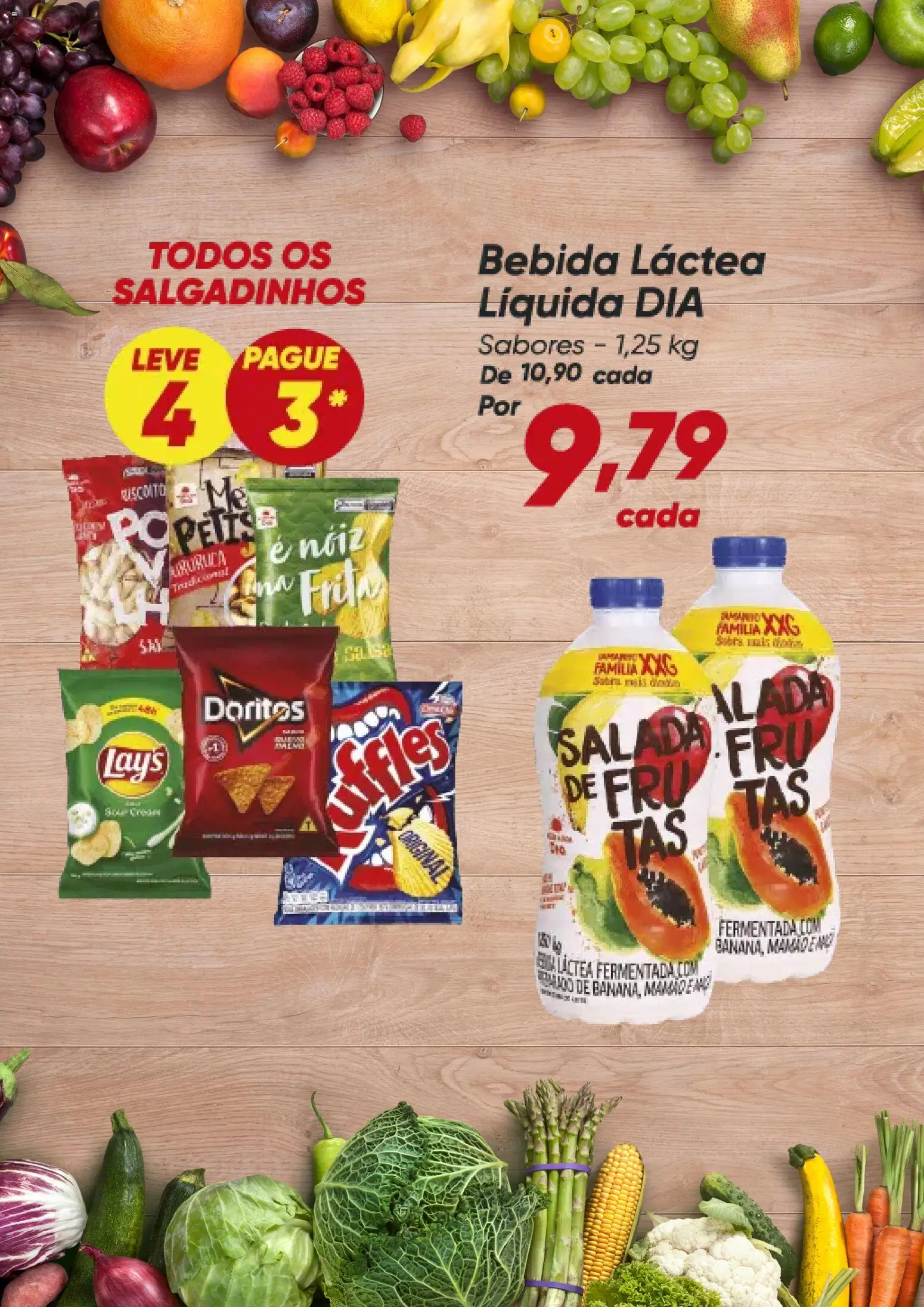 Dia Folheto - válido de 15.01.2026 | Página: 4 | Produtos: Salgadinhos, Salada, Bebida