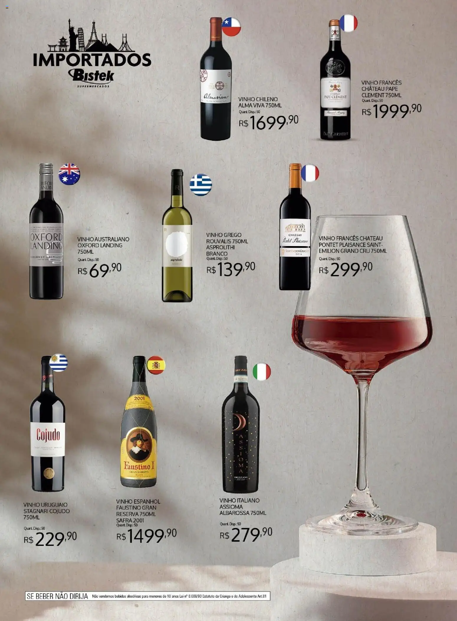 Bistek Supermercados Folheto - válido de 03.12.2025 | Página: 8 | Produtos: Vinho