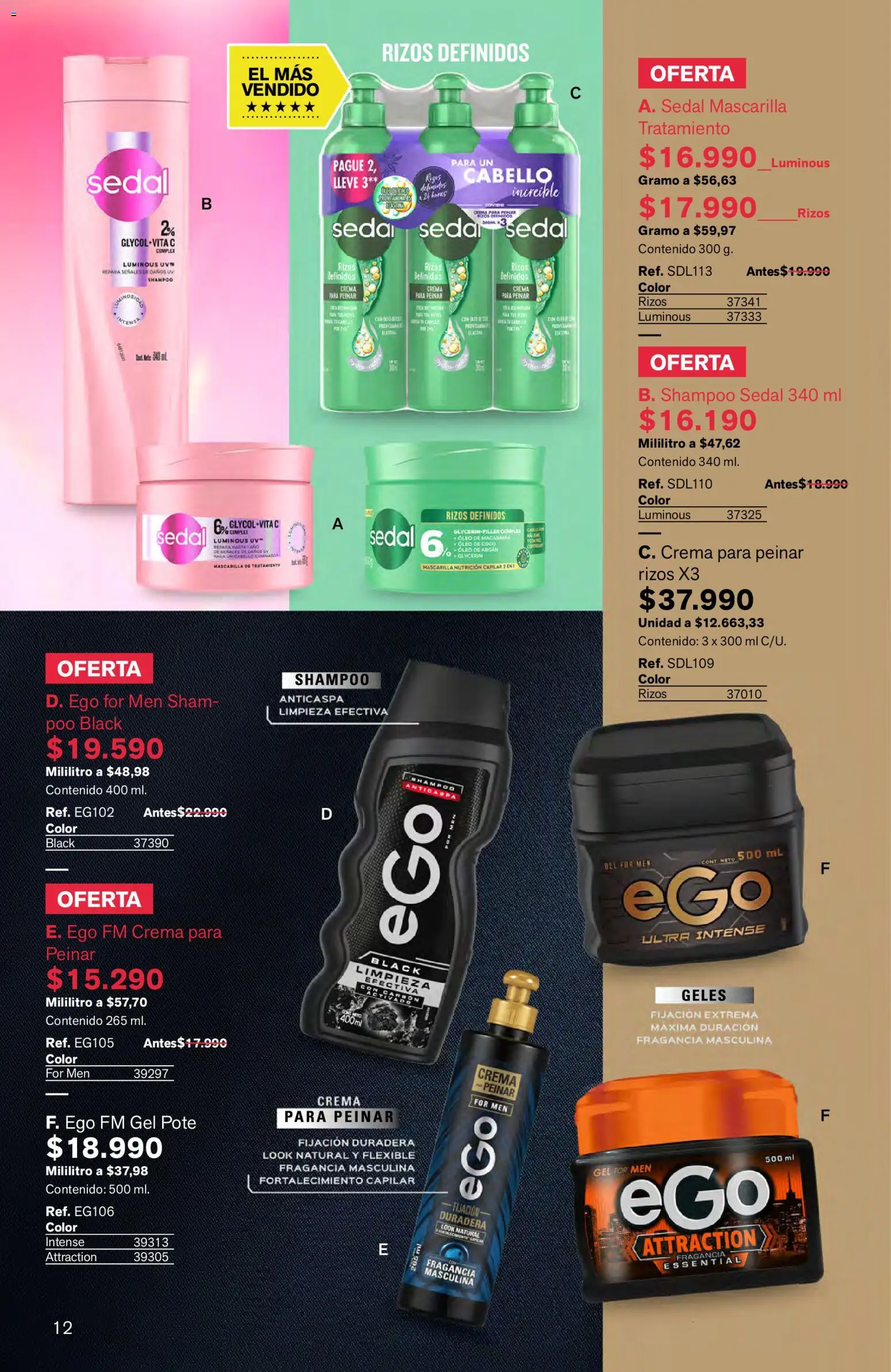 Leonisa revista - valida desde el 16.03.2026 | Página: 12 | Productos: Shampoo, Mascarilla, Fragancia, Coco