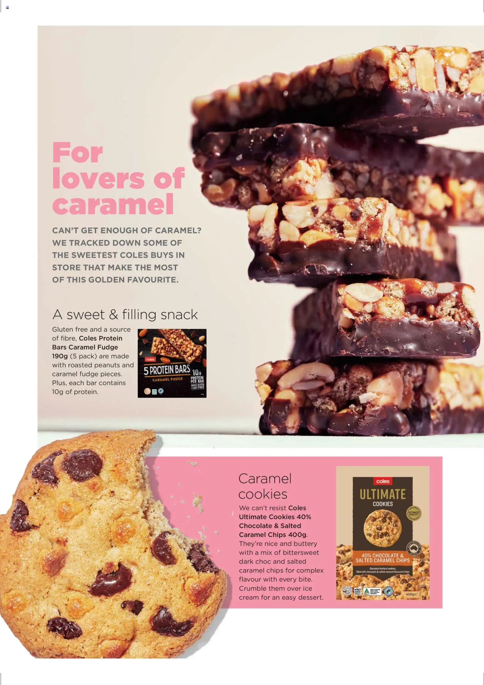 Coles catalogue - valid from 02.04.2026 | Page: 10 | Products: Chocolate, Chips, Peanuts, Cream