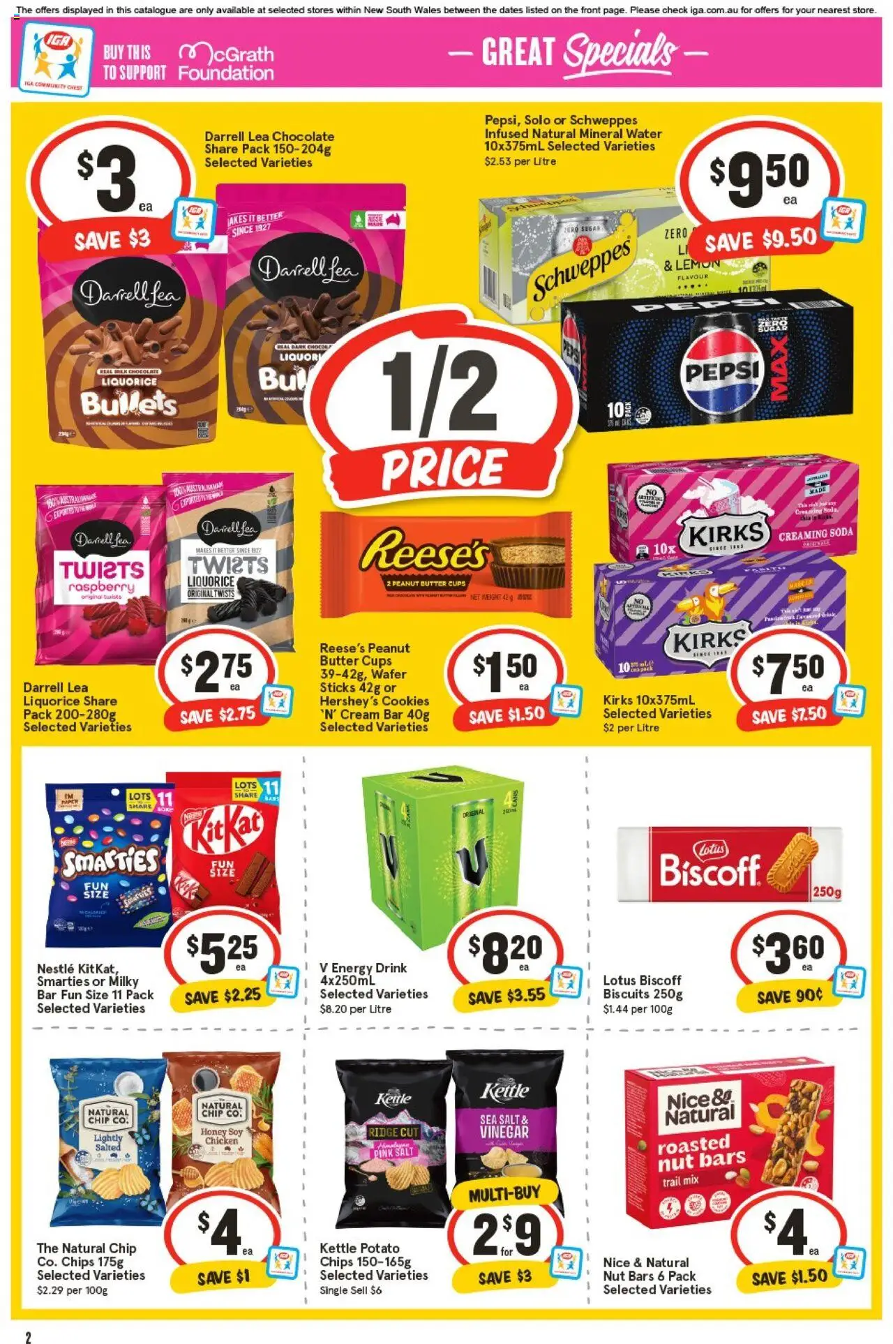IGA catalogue - valid from 17.09.2025 | Page: 5 | Products: Milk, Chocolate, Sugar, Foundation