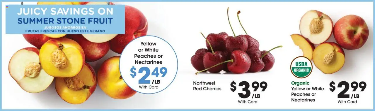 Fry's Food Weekly Ad - valid from 06.08.2025 | Page: 10 | Products: Cherries, Peaches