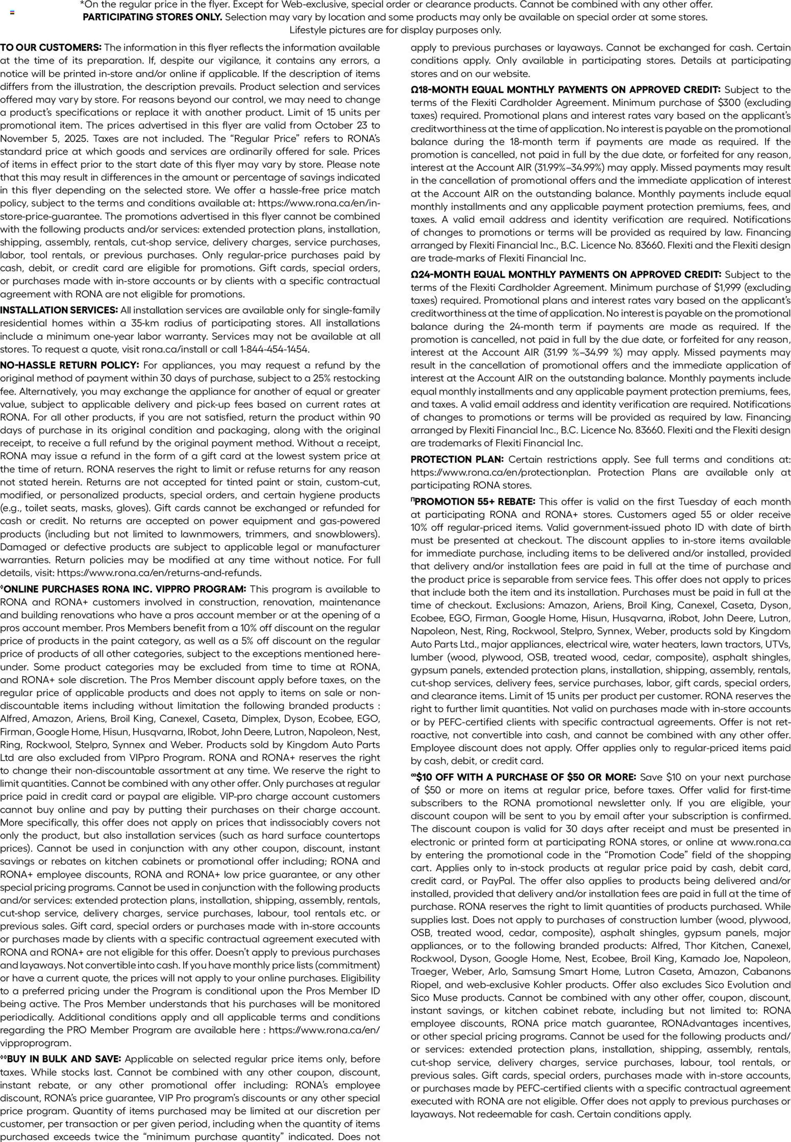 Rona flyer valid from 23.10.2025 | Page: 21