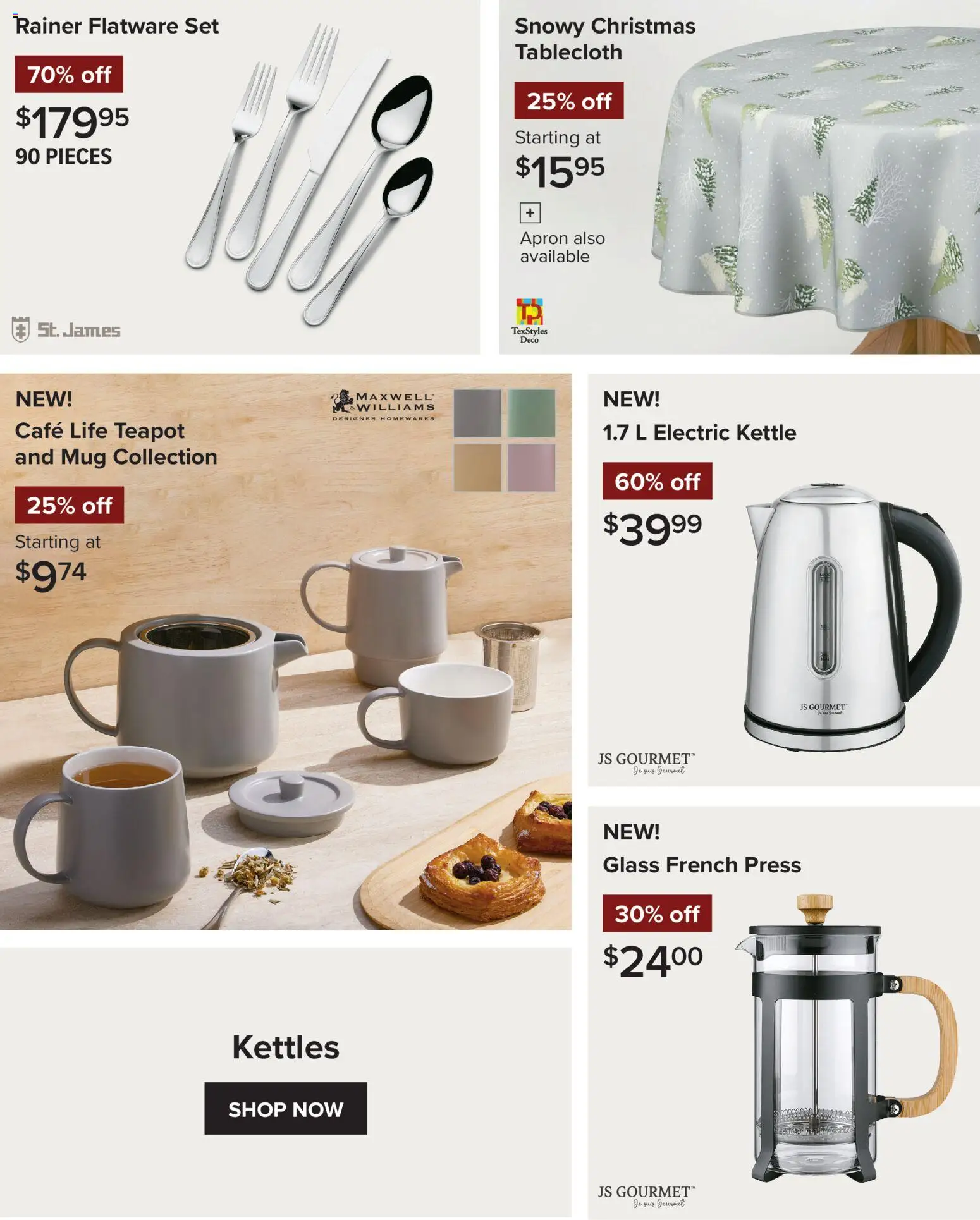 Linen Chest flyer valid from 04.12.2025 | Page: 7 | Products: Kettle