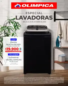 Olímpica - Especial de lavadoras -  Vista previa de la revista de la tienda Olímpica valido desde el 15.10.2025