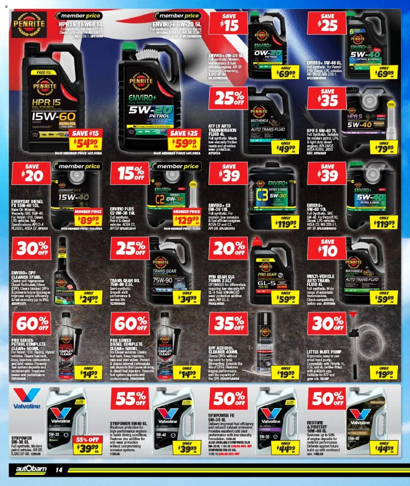 Autobarn catalogue - valid from 07.01.2026 | Page: 14 | Products: Oil, Salt, Modem, Zinc