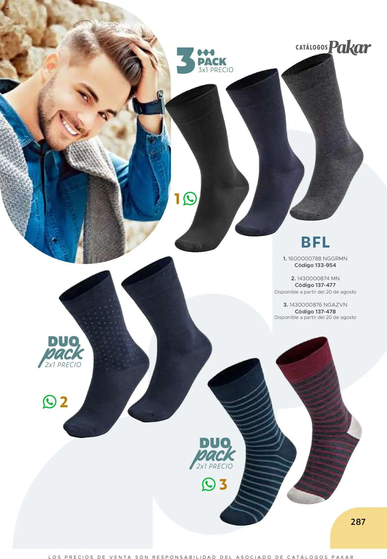 Nuevas ofertas de SC Pakar válidas en toda la República Mexicana desde el 24.07.2025. ¡Encuentra las mejores ofertas en SC Pakar - Catálogo Hombre otoño / invierno! | Página: 287