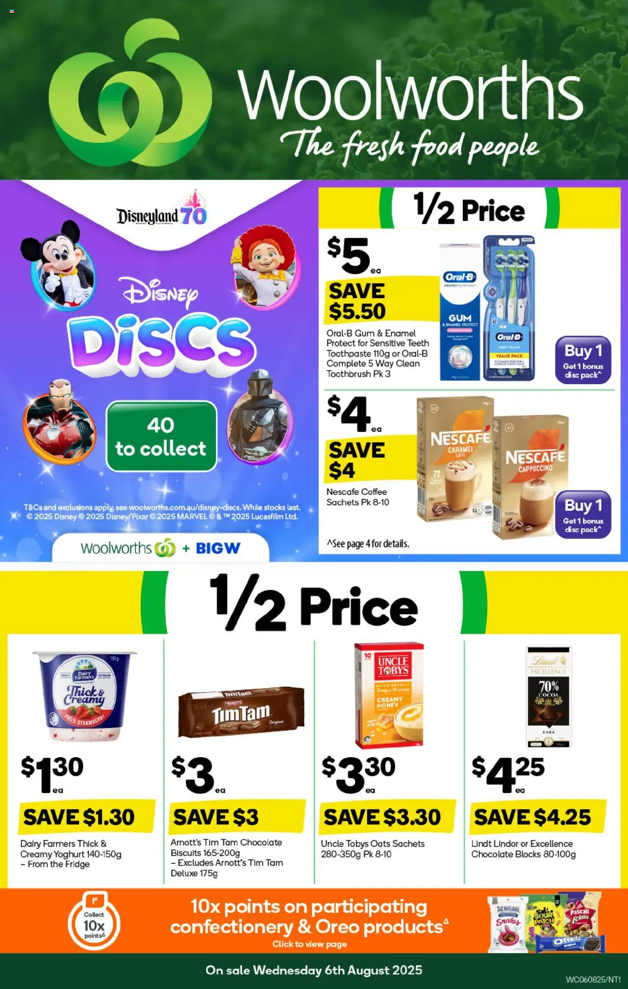 Woolworths catalogue - valid from 06.08.2025 | Page: 1 | Products: Coffee, Honey, Fridge, Sensitive teeth
