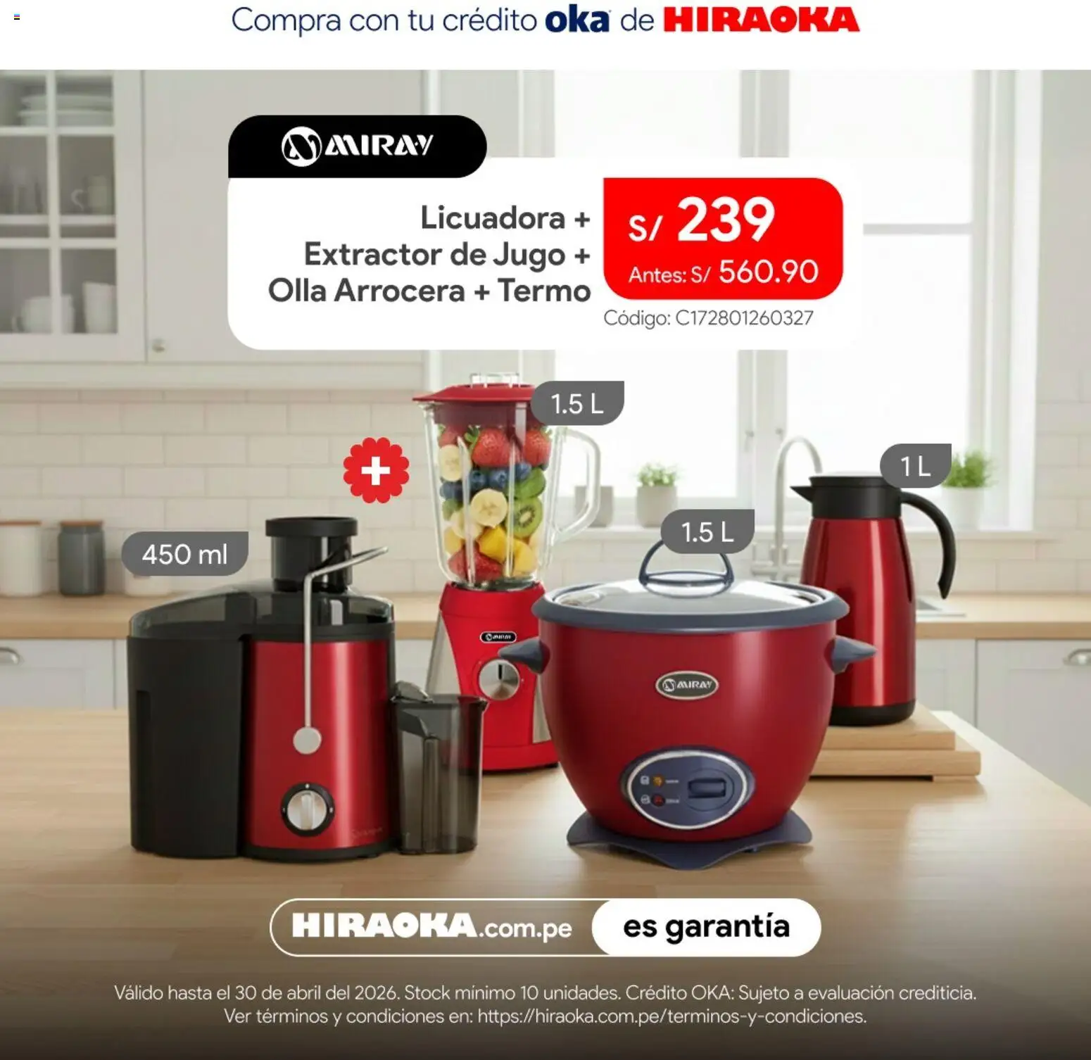 Catálogo Hiraoka válido desde 28.04.2026 | Página: 6 | Productos: Jugo, Licuadora