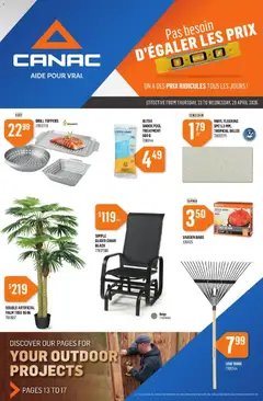 Preview of Canac weekly flyer from shop Canac valid from 23.04.2026