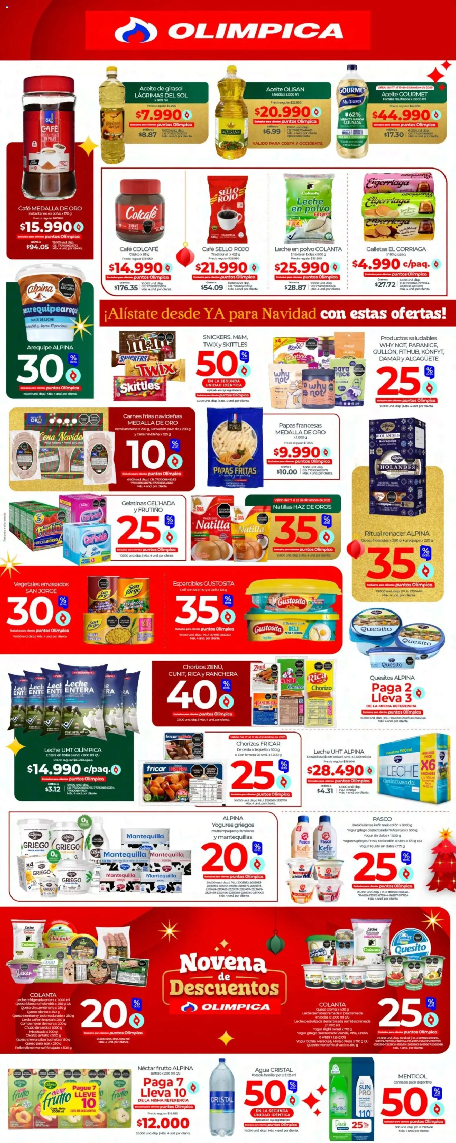 Olímpica revista - valida desde el 17.12.2025 | Página: 2 | Productos: Pollo, Maracuyá, Polvo, Mora