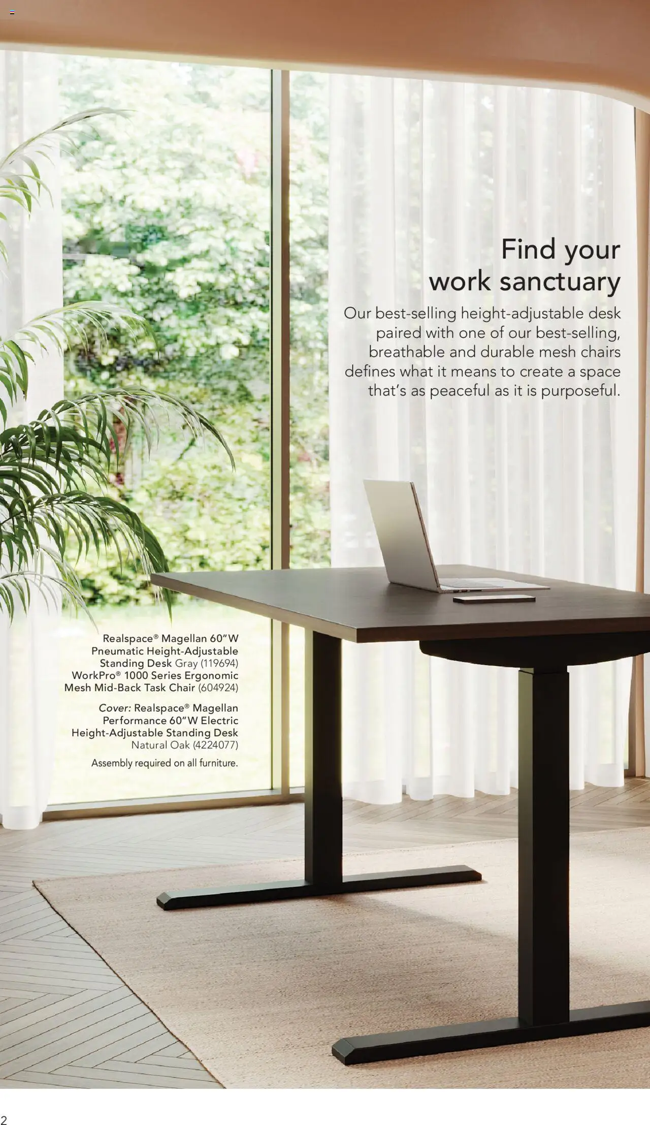 Office Depot Swing into Spring - valid from 24.03.2025 | Page: 2 | Products: Pneumatic, Chair, Desk