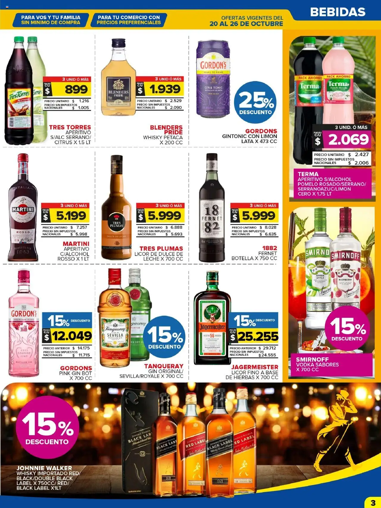 Carrefour Maxi catálogo │ válido desde el 20.10.2025 | Página: 3 | Productos: Botella, Gin, Limón, Pomelo