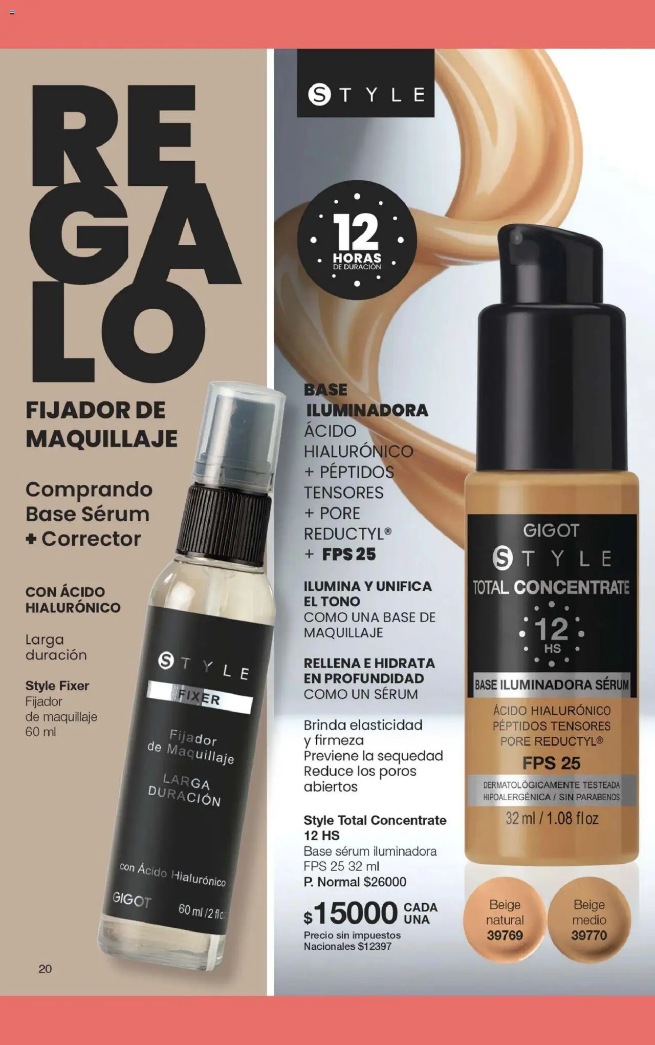 Gigot catálogo │ válido desde el 12.08.2025 | Página: 54 | Productos: Maquillaje, Serum, Fijador