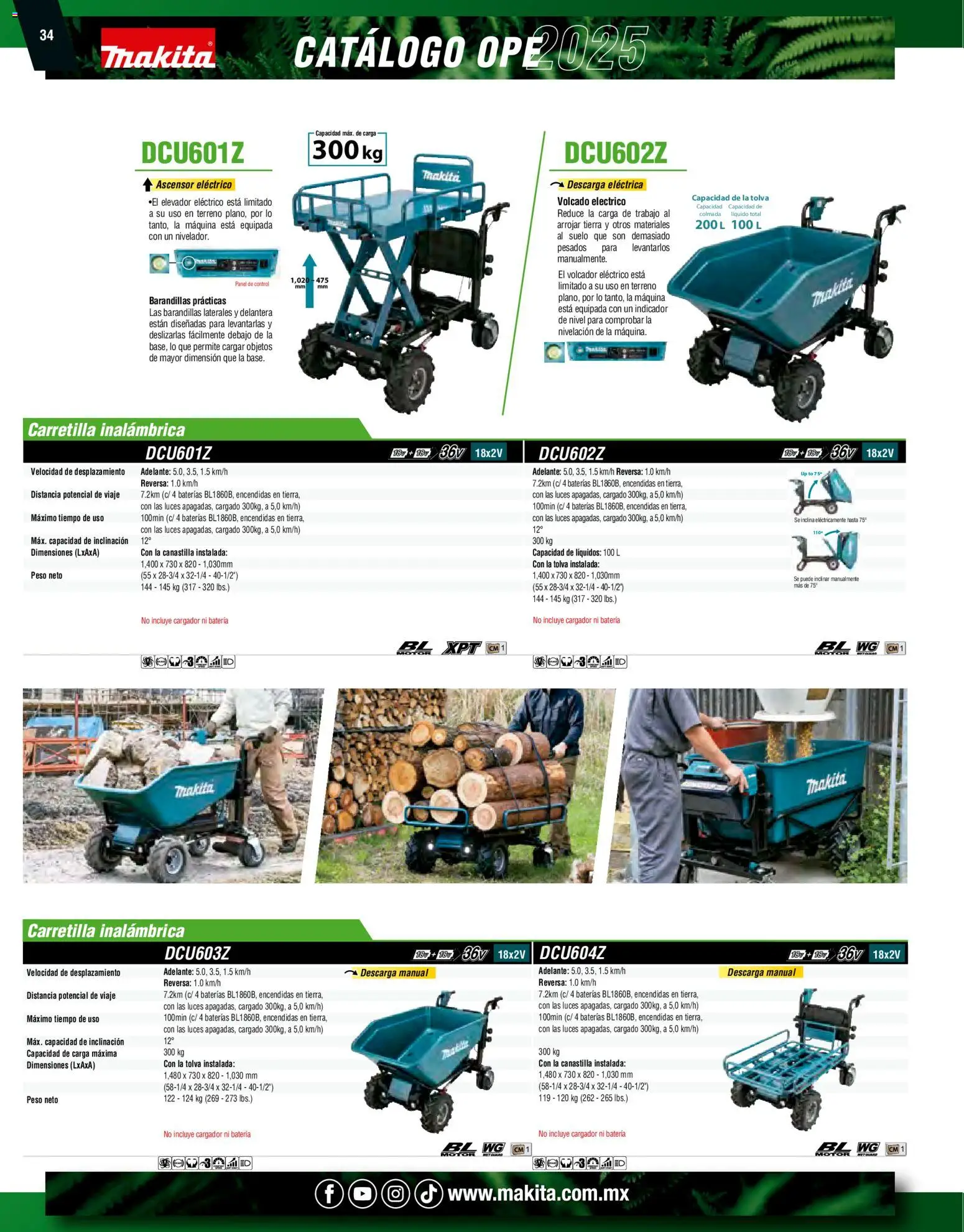 Nuevas ofertas de Makita válidas en toda la República Mexicana desde el 07.10.2024. ¡Encuentra las mejores ofertas en Makita catálogo Ope! | Página: 34 | Productos: Agua, Carretilla, Alarma, Batería