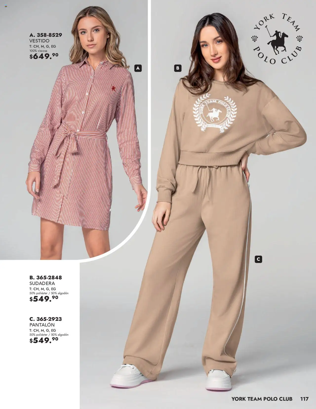 Nuevas ofertas de Andrea válidas en toda la República Mexicana desde el 25.05.2025. ¡Encuentra las mejores ofertas en Andrea - Catálogo Vestir Exterior! | Página: 117 | Productos: Algodón, Sudadera, Vestido