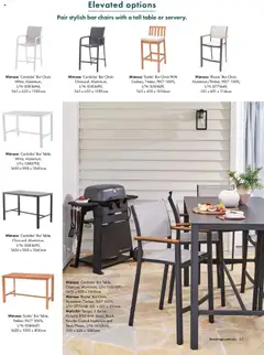 Preview of Bunnings Warehouse Outdoor Style Magazine 2025/26 - valid from 25.08.2025 | Page: 53 | Products: Table, Chair, Powder, Portable