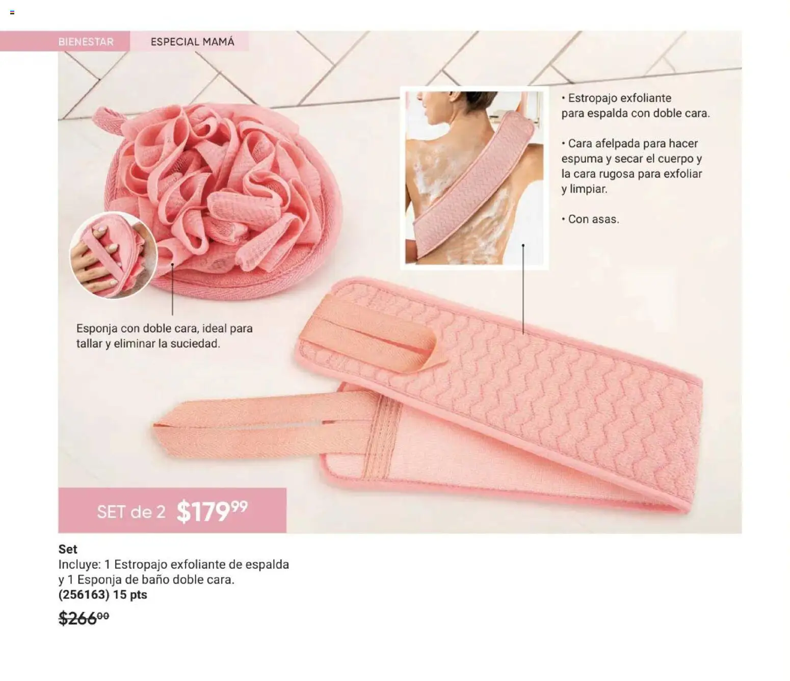 Nuevas ofertas de AVON válidas en toda la República Mexicana desde el 02.04.2026. ¡Encuentra las mejores ofertas en AVON Casa & Estilo 6 2026! | Página: 108 | Productos: Estropajo, Esponja, Espuma, Baño