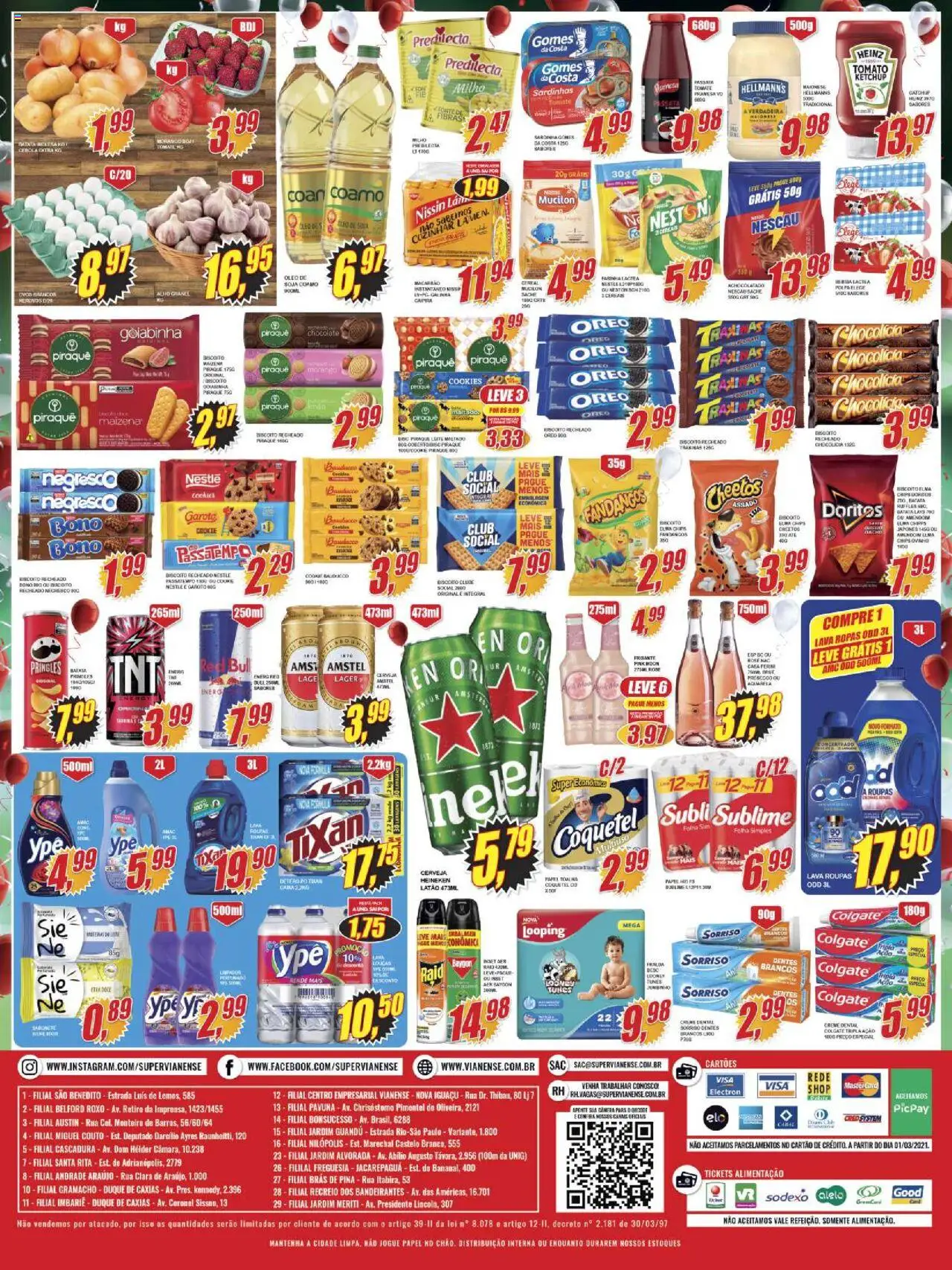 Vianense Folheto - válido de 26.09.2025 | Página: 2 | Produtos: Achocolatado, Elma Chips, Leite, Cookies