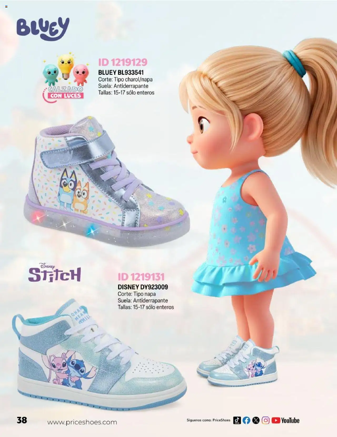 Nuevas ofertas de Price Shoes válidas en toda la República Mexicana desde el 23.04.2025. ¡Encuentra las mejores ofertas en Price Shoes catálogo Kids! | Página: 38