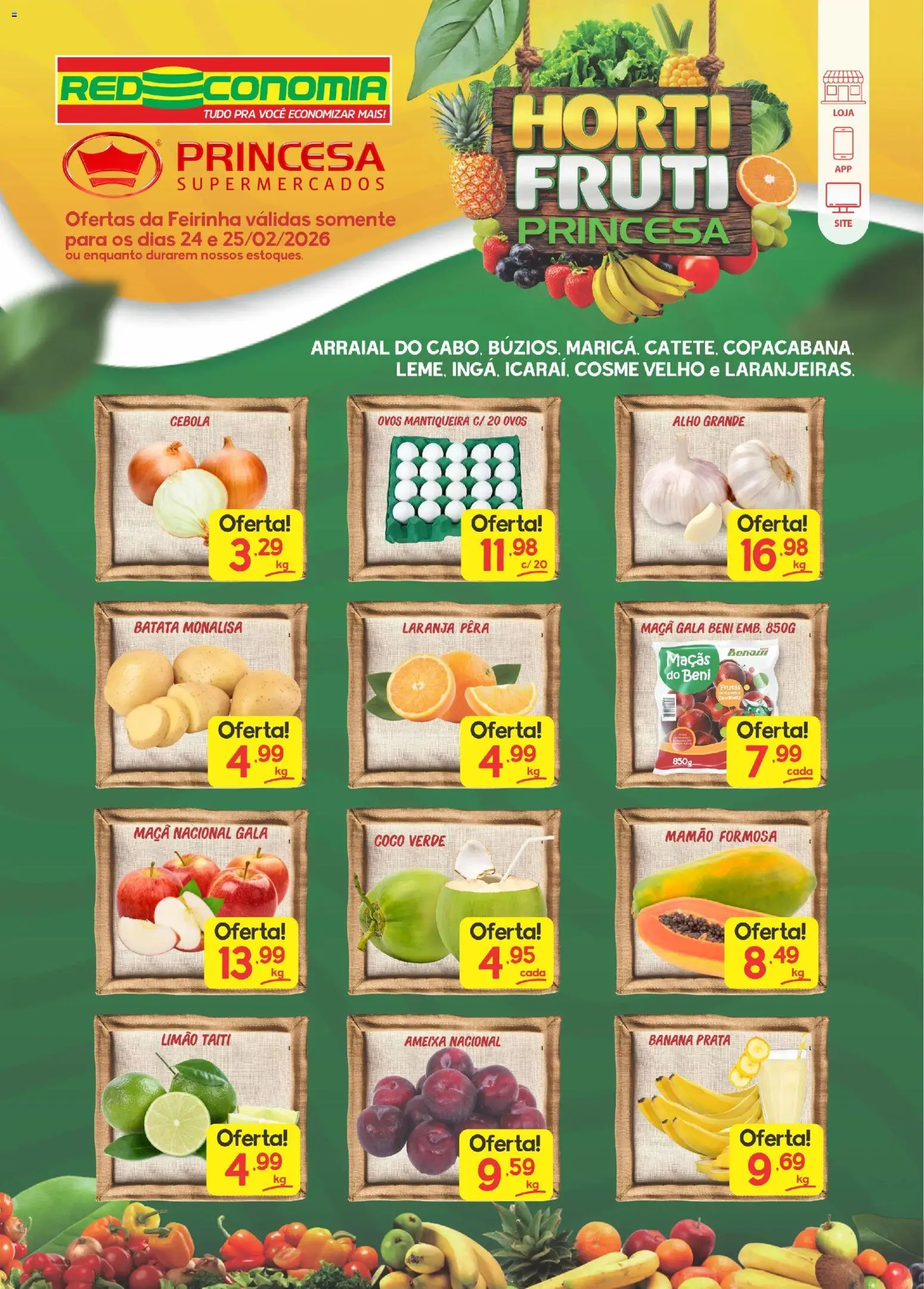 Princesa Folheto - válido de 24.02.2026 | Página: 2 | Produtos: Pera, Alho, Maçãs, Ameixa