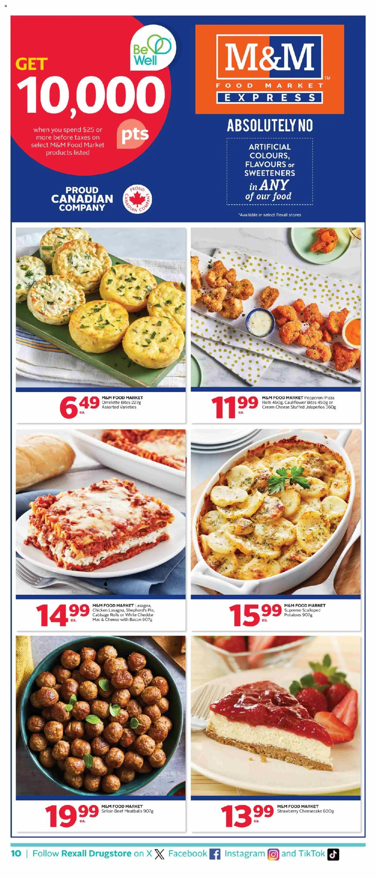 Rexall flyer valid from 27.02.2026 | Page: 17 | Products: Beef, Cheese, Pizza, Chicken