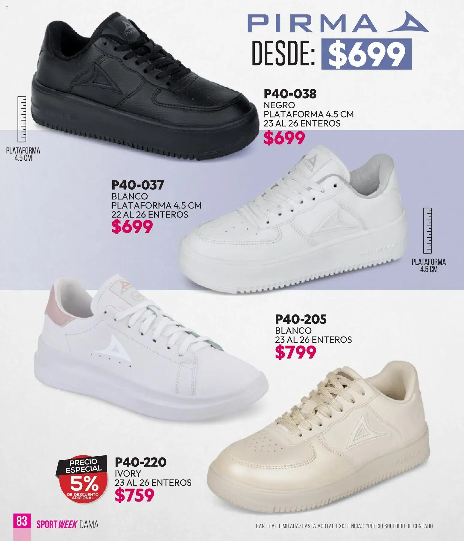 Nuevas ofertas de Cklass válidas en toda la República Mexicana desde el 28.04.2026. ¡Encuentra las mejores ofertas en Cklass catálogo Sportweek! | Página: 84