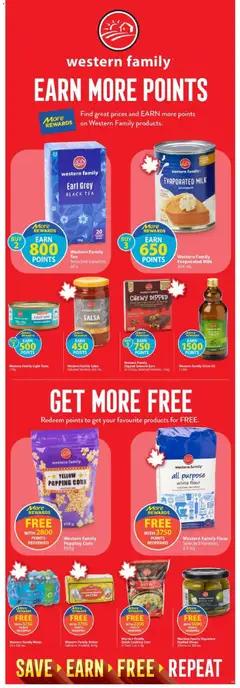 Preview of Save on foods weekly flyer / circulaire from shop Save on foods valid from 13.11.2025 | Page: 31 | Products: Tea, Milk, Oil, Chocolate