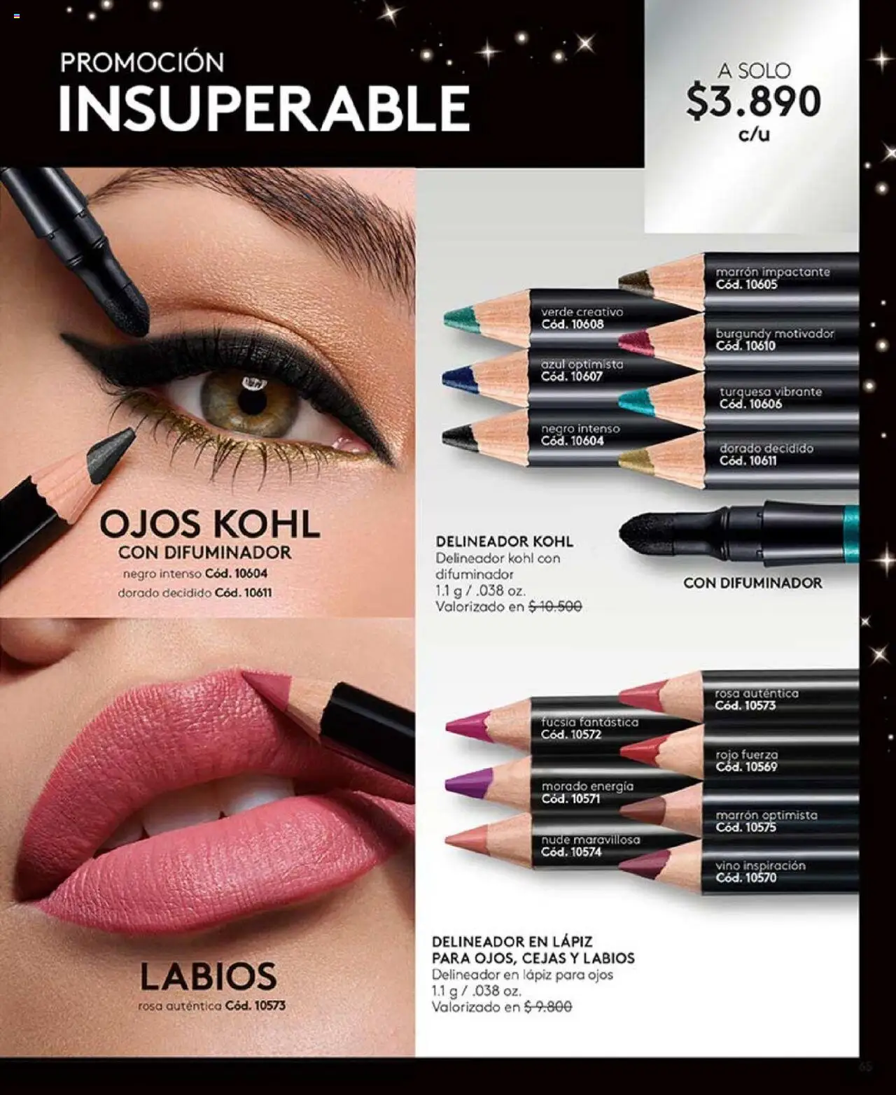 Catálogo Ésika Campaña 17 │ válido desde el 14.10.2025 | Página: 69 | Productos: Delineador, Vino