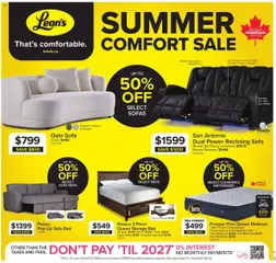 Preview of Leon's weekly flyer / circulaire from shop Leon's valid from 17.07.2025