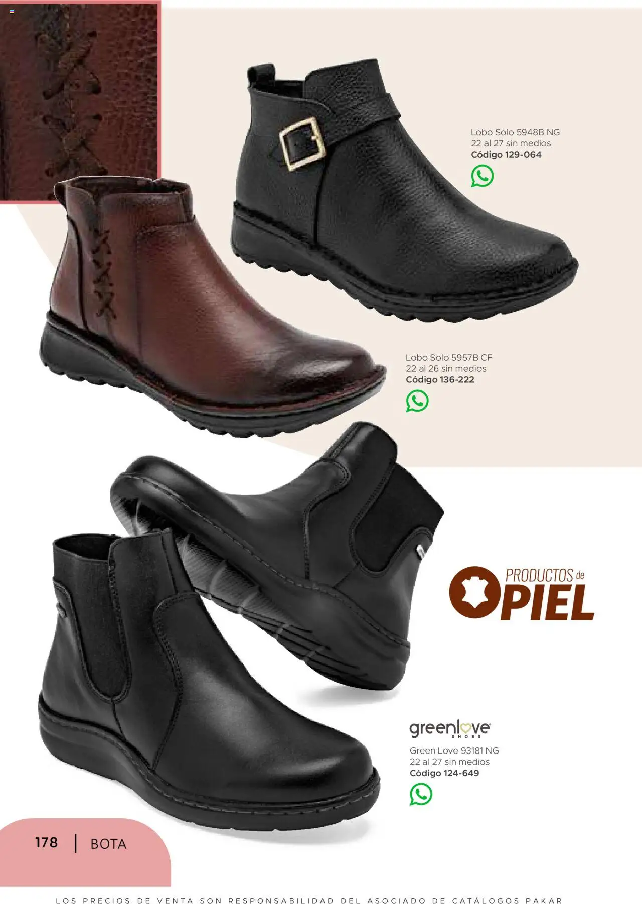 Nuevas ofertas de SC Pakar válidas en toda la República Mexicana desde el 24.07.2025. ¡Encuentra las mejores ofertas en SC Pakar - Catálogo Bota! | Página: 178