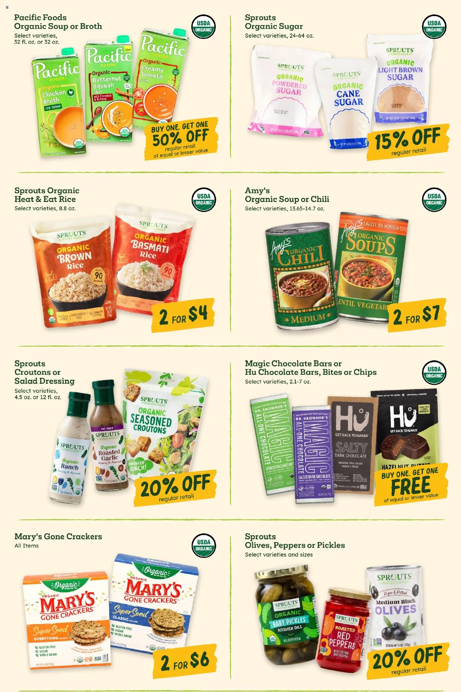 Sprouts Weekly Ad - valid from 17.12.2025 | Page: 8 | Products: Chocolate, Chips, Salad, Dill