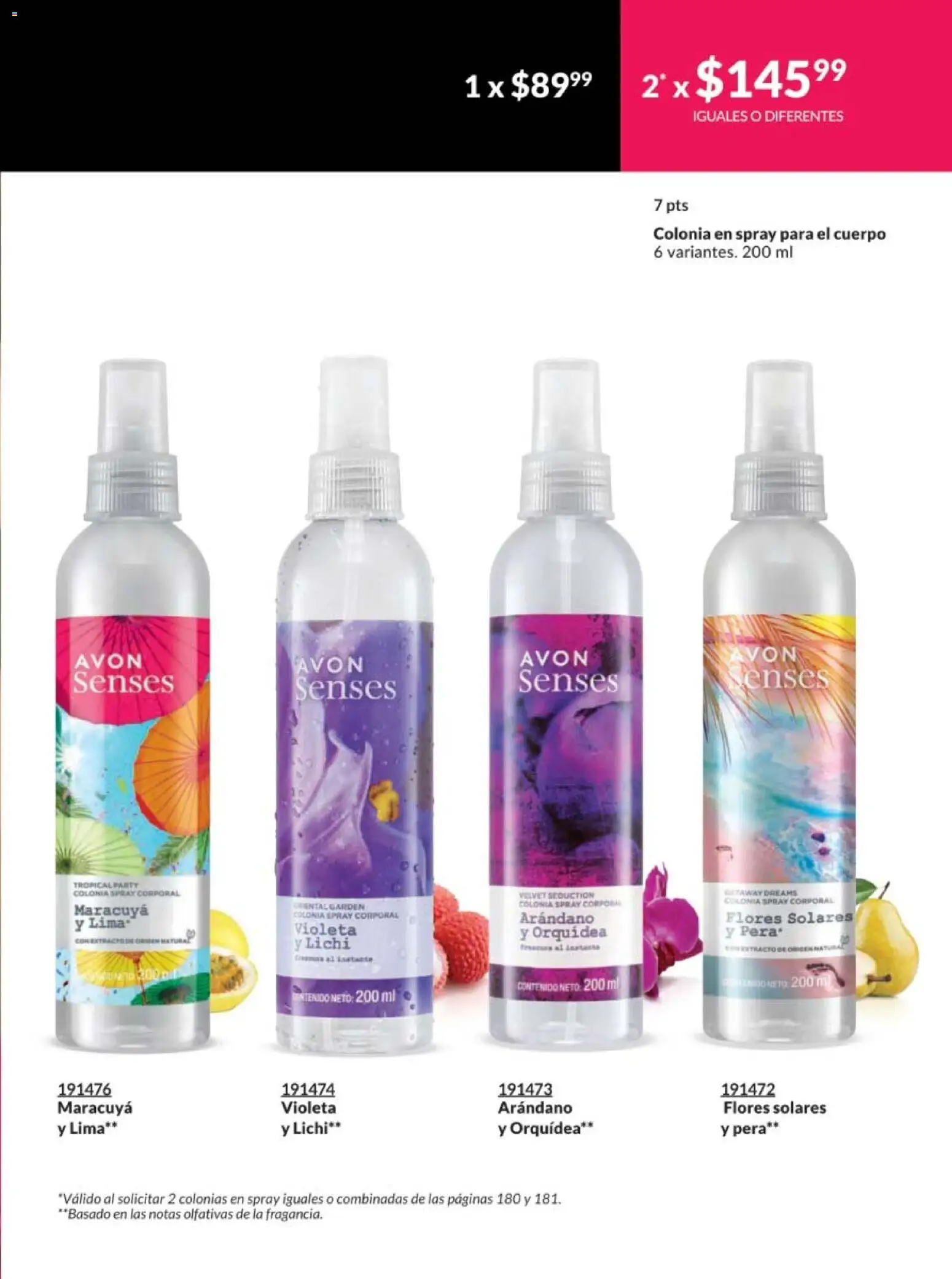 Nuevas ofertas de AVON válidas en toda la República Mexicana desde el 30.01.2026. ¡Encuentra las mejores ofertas en AVON campaña 3 2026! | Página: 173 | Productos: Pera, Lima